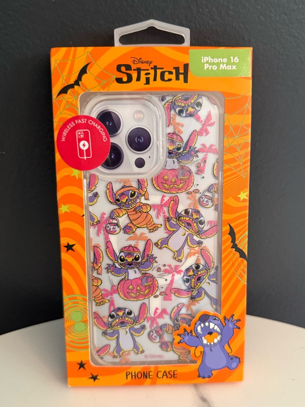 iPhone 16 Pro Max Clear Stitch Halloween Case